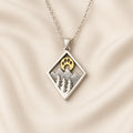 Paw Sunset Mountain Necklace