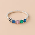 Adjustable Rainbow Bridge Ring