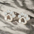 Paw Zirconia Earrings