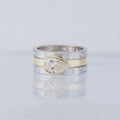 Vintage Zirconia Drop Layered Ring