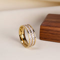 Inlaid Zirconia Ring