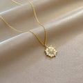 Anchor Pendant Necklace in Gold