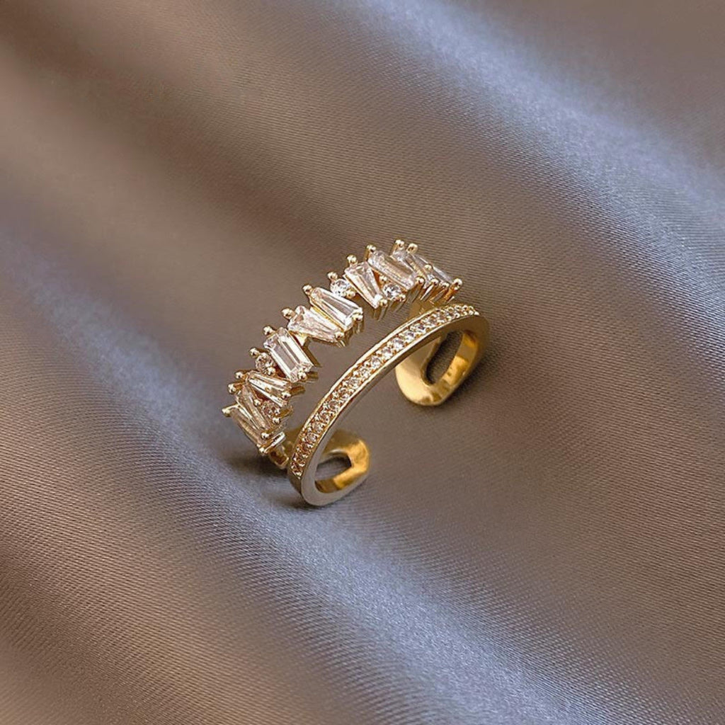 Crown Ring with Zirconia