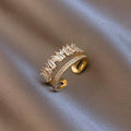 Crown Ring with Zirconia
