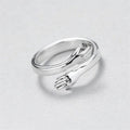 Adjustable Knot Ring in Silver