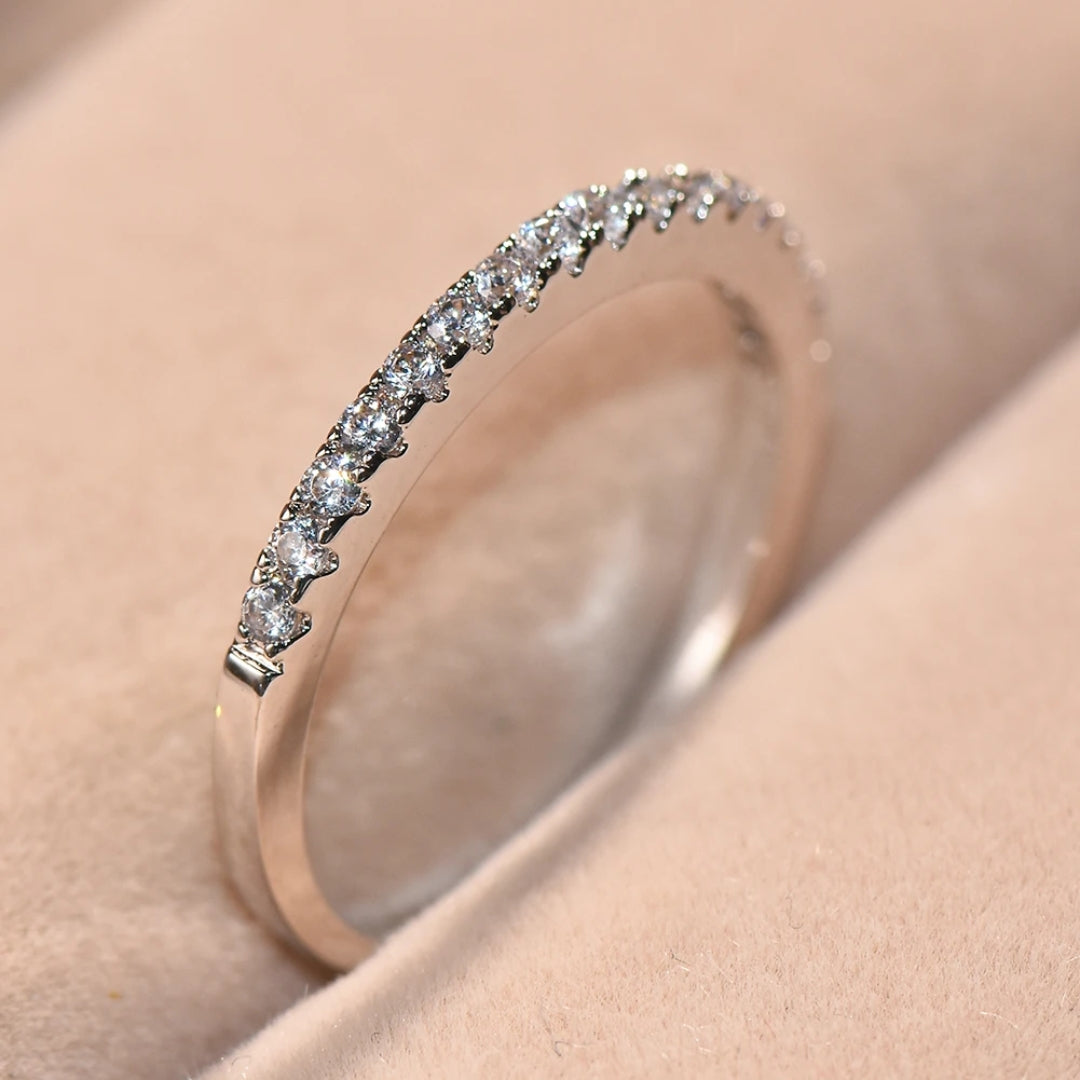 Bright Silver Exquisite Ring