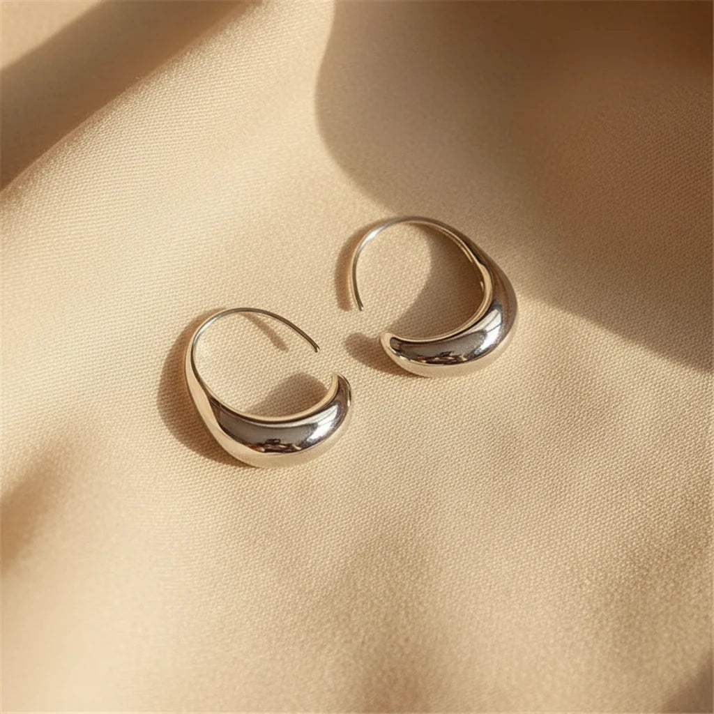Gold and Silver Earrings