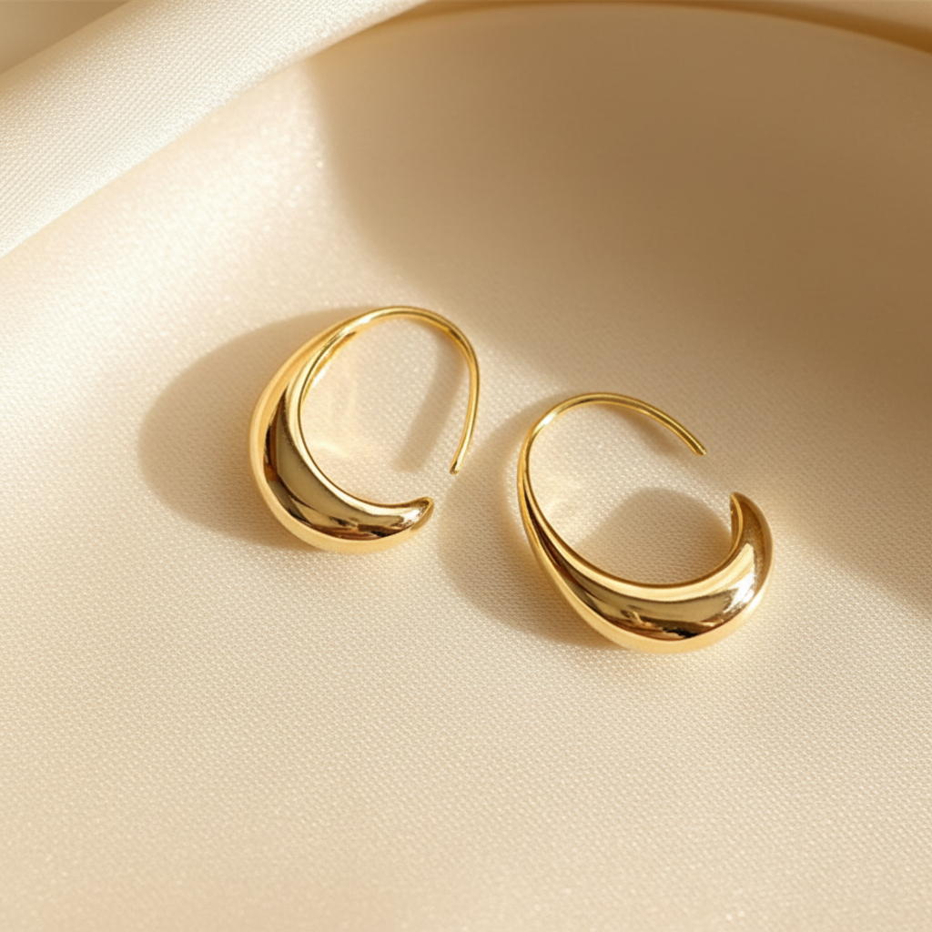 Gold and Silver Earrings