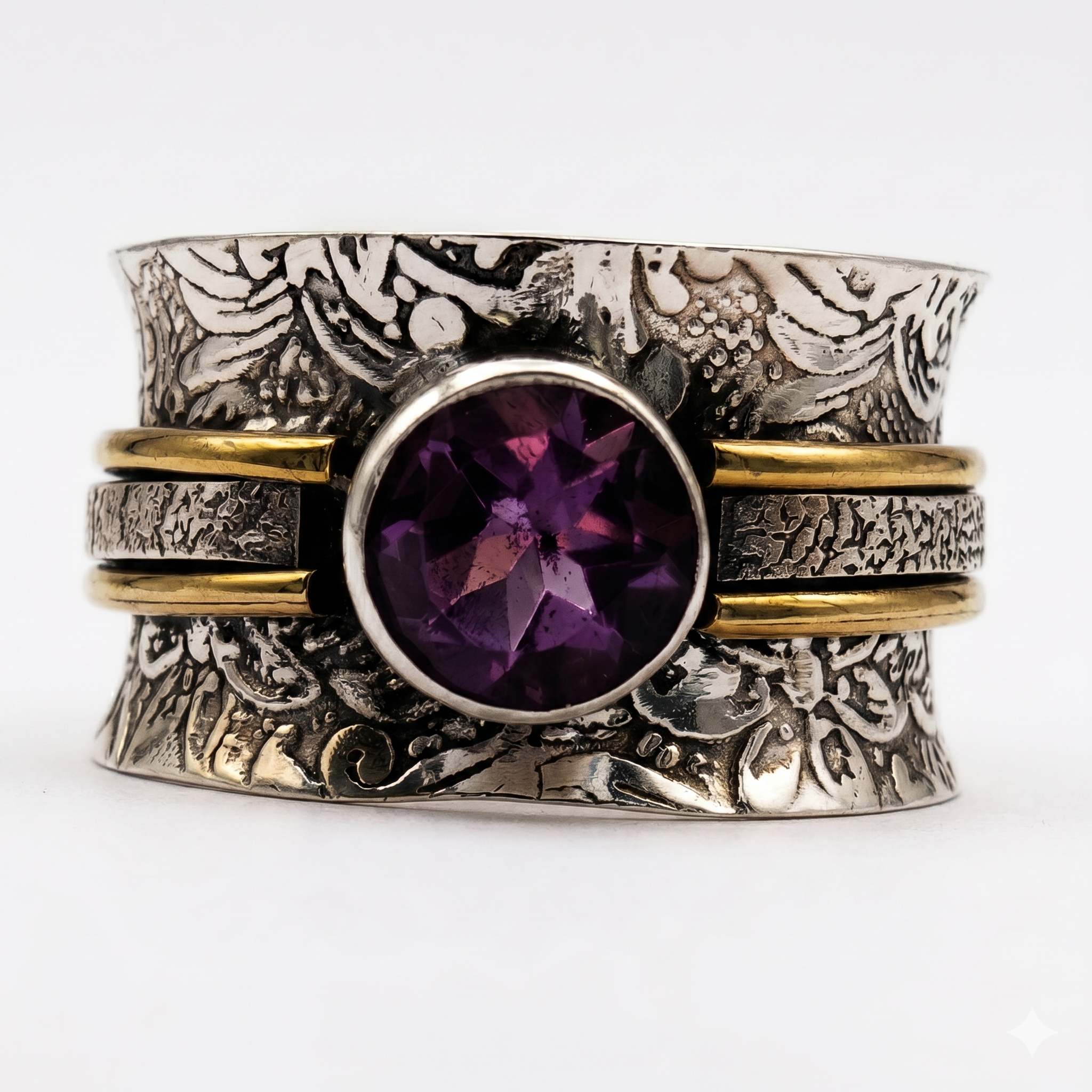 Bohemian Crystal Meditation Ring