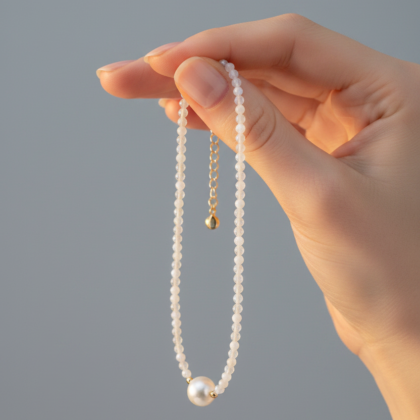 Pearl Birthstone Necklace