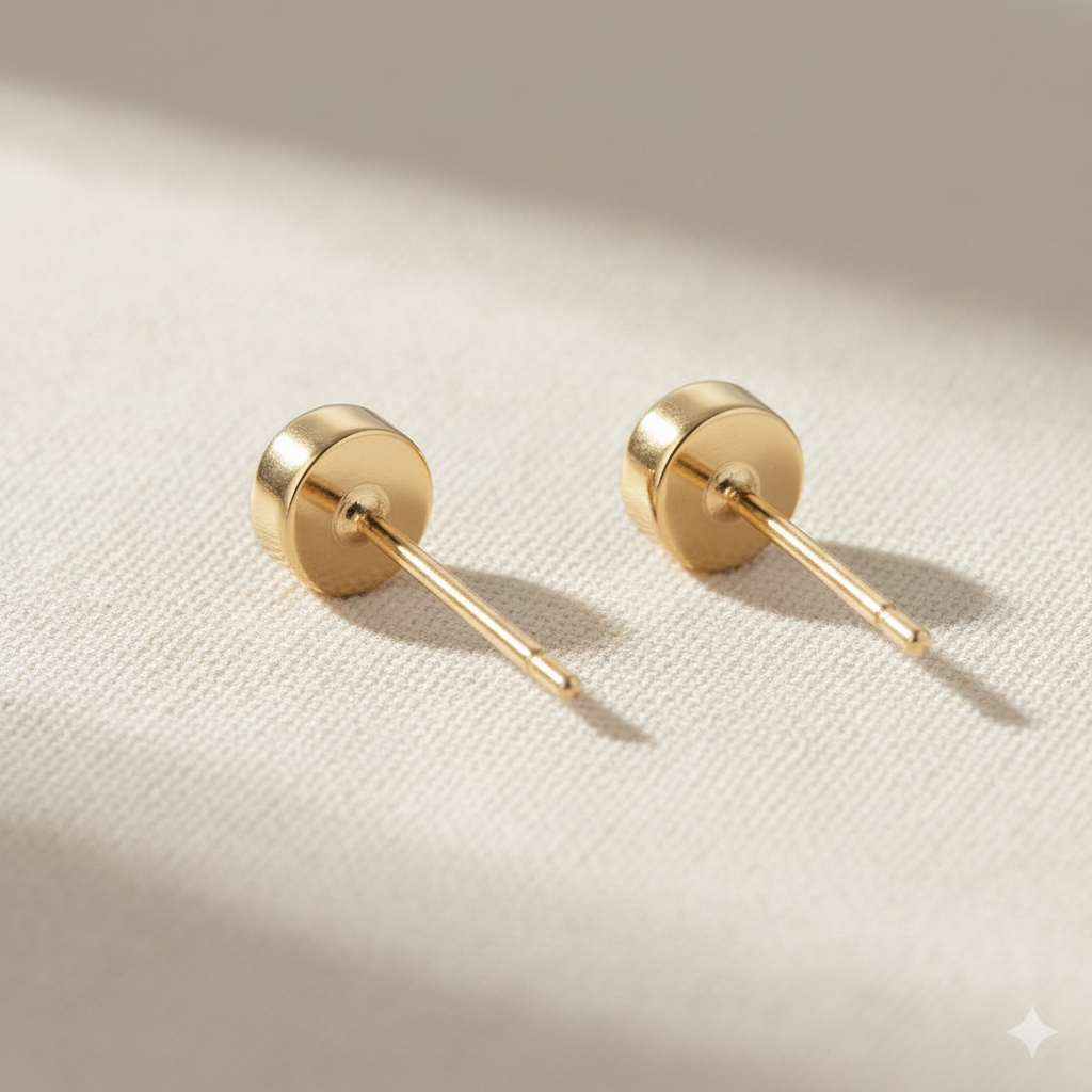 Peridot Birthstone Studs