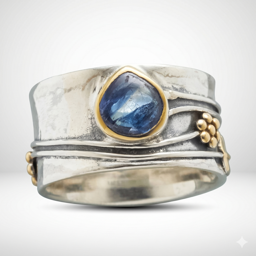 Bohemian Gemstone Meditation Ring