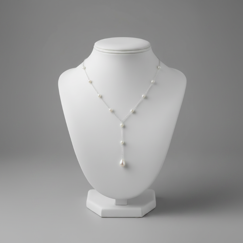 Vintage Pendant Pearl Necklace