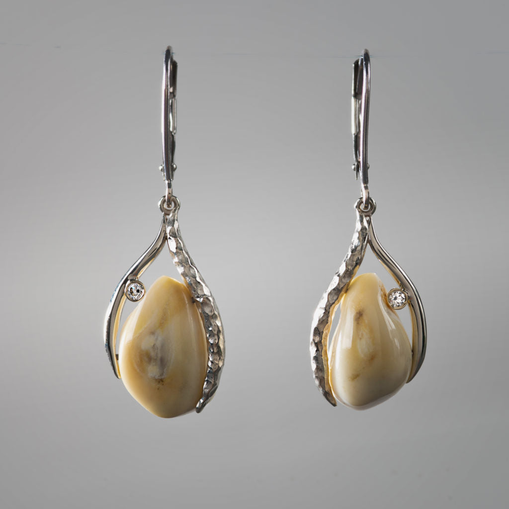 Vintage Nature Stone Bright Earrings