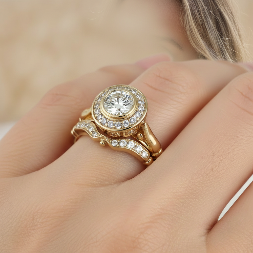 Vintage Gold & Zirconia Ring Pack