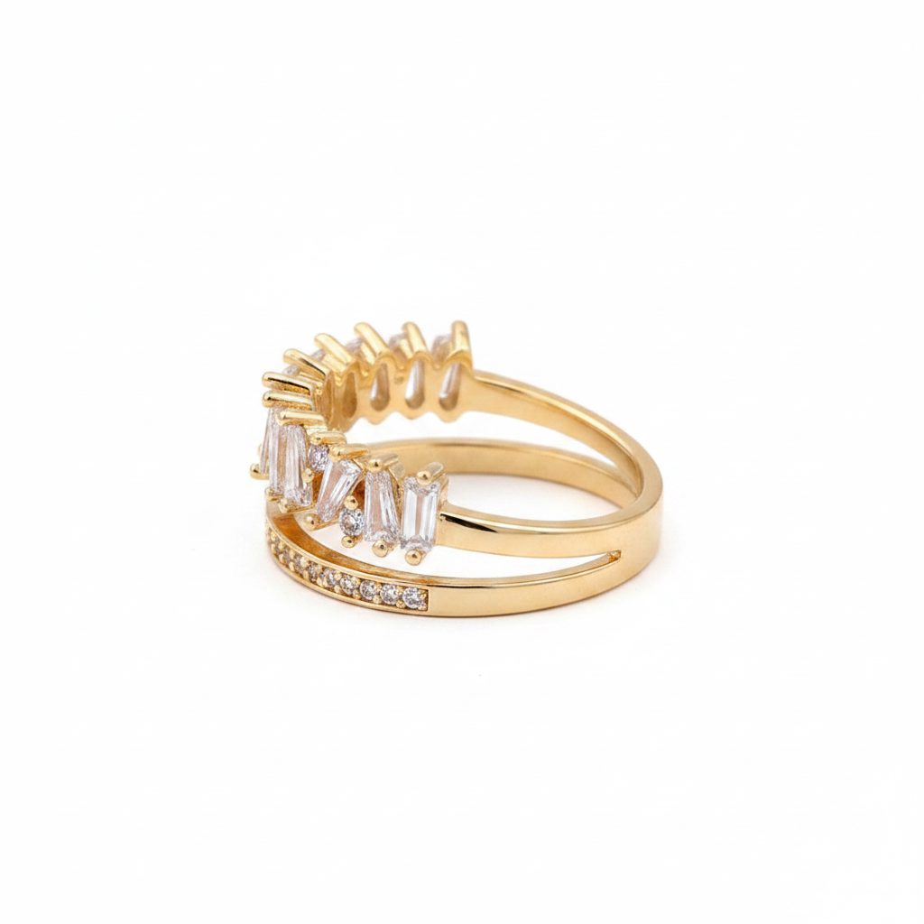 Crown Ring with Zirconia