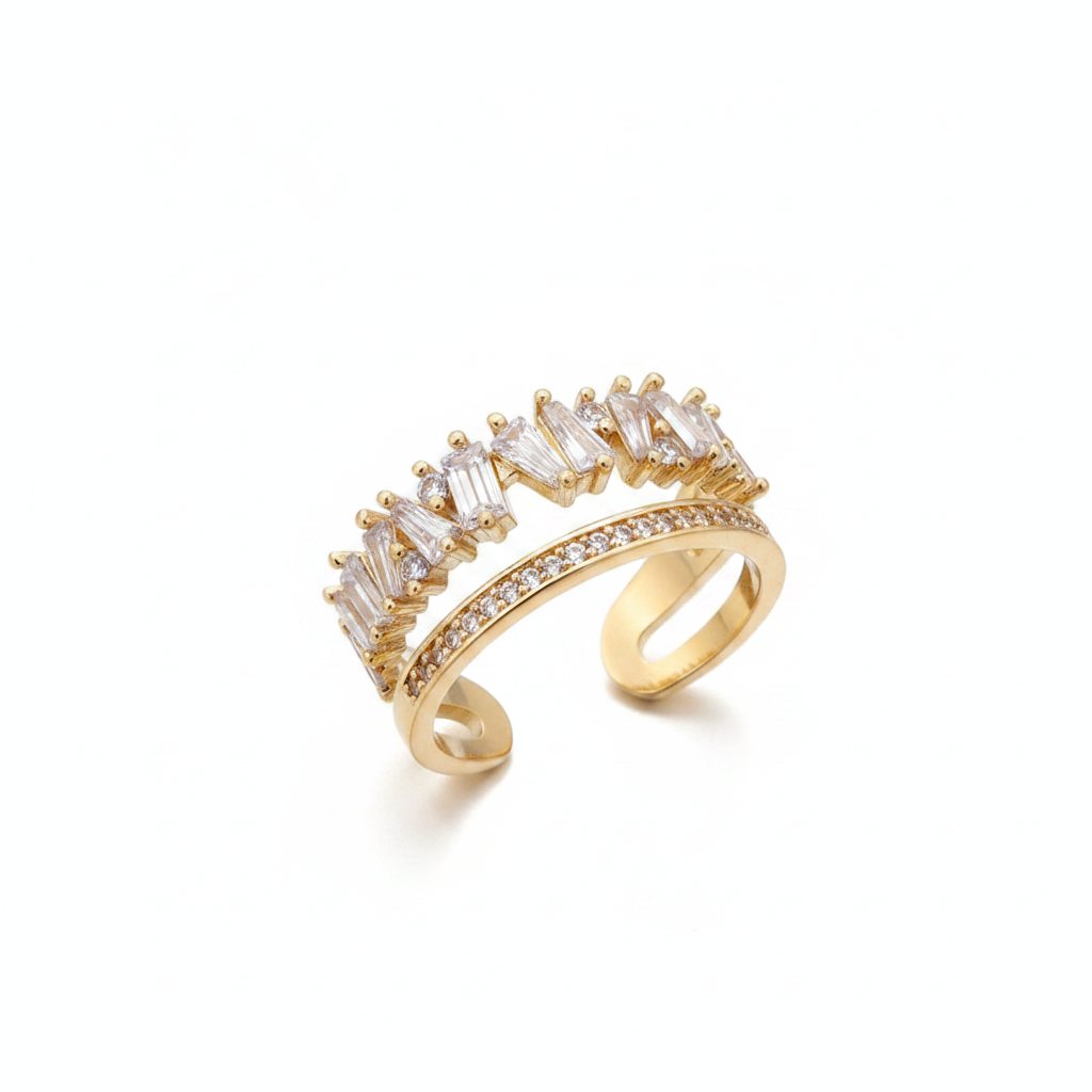 Crown Ring with Zirconia