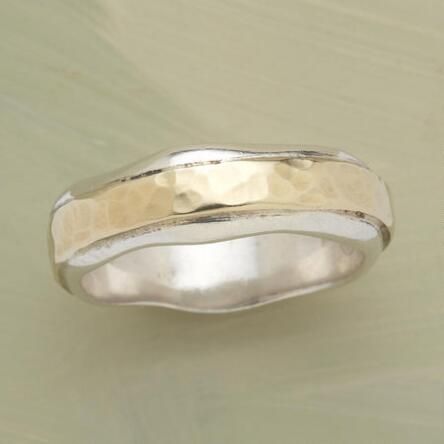 Vintage Gold & Silver Band Ring
