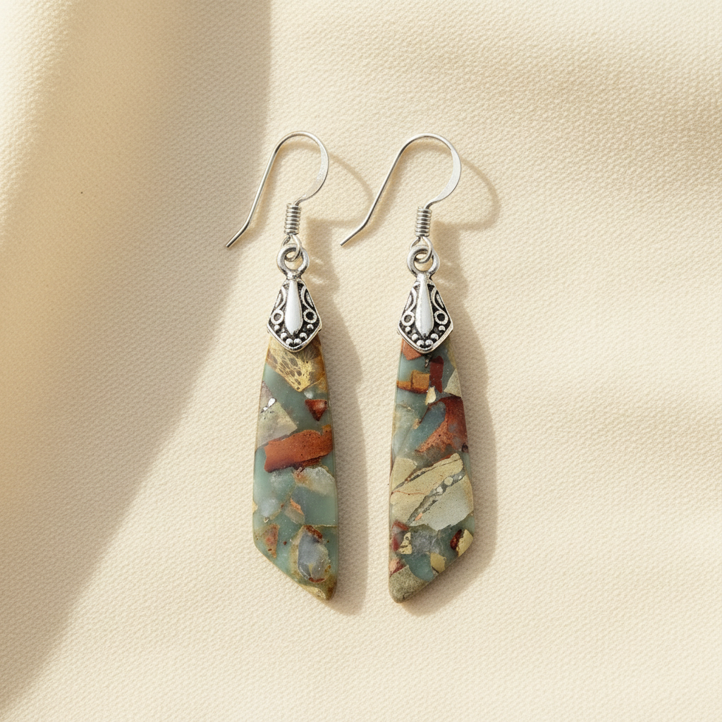 Vintage Nature Stone Earrings