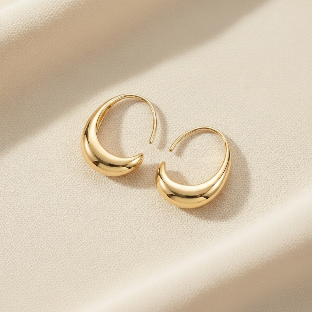 Gold and Silver Earrings