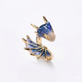 Adjustable Dragon Ring in Silver & Enamel