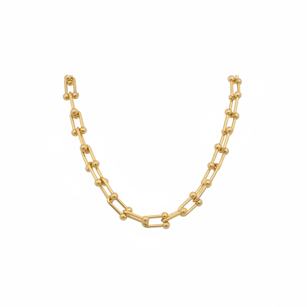 Golden Chained Necklace