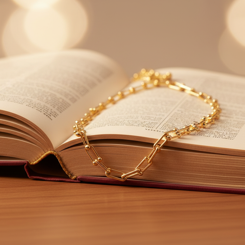 Golden Chained Necklace