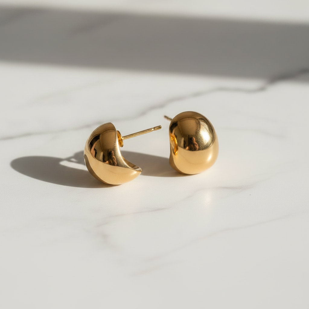 Chunky Gold Earrings