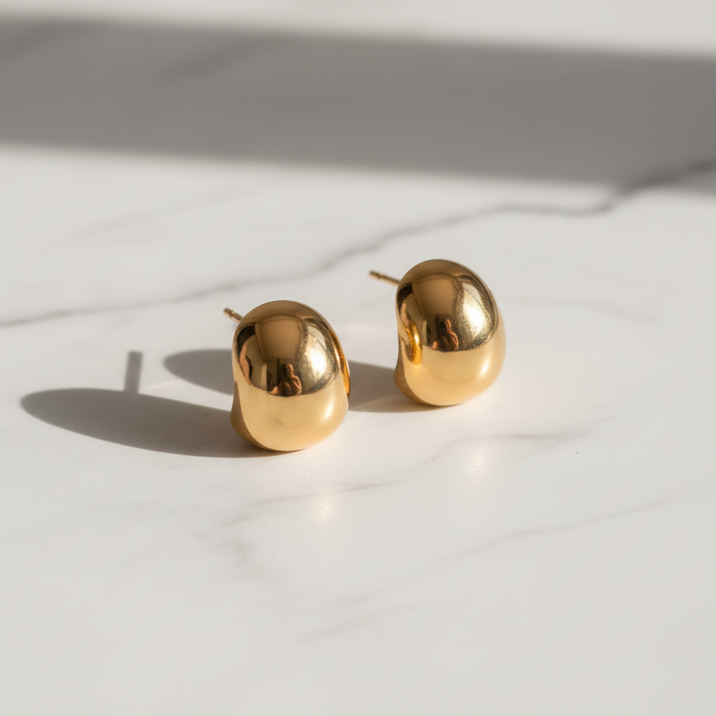 Chunky Gold Earrings
