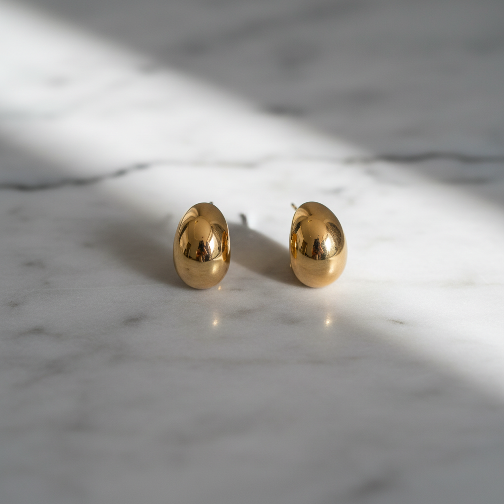 Chunky Gold Earrings