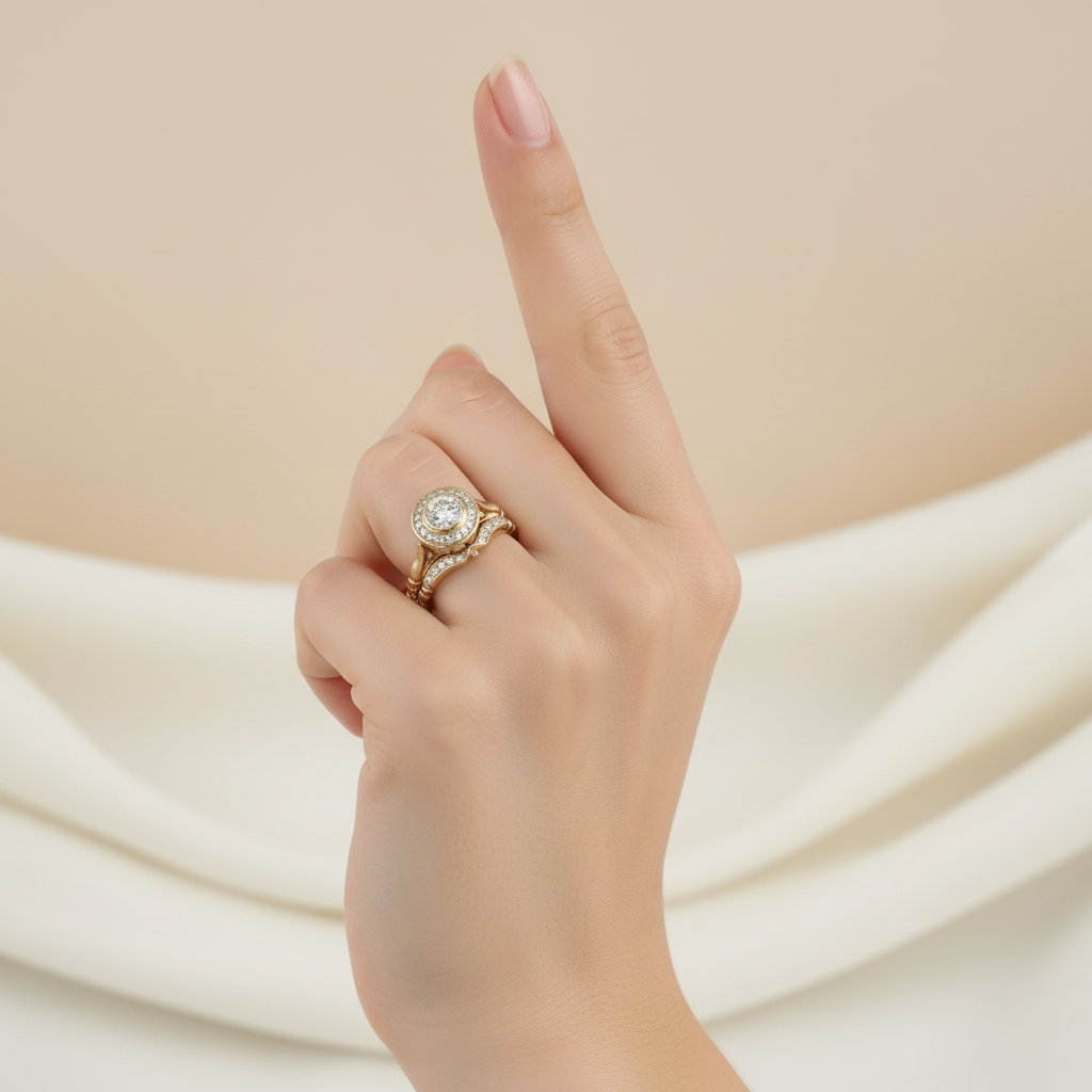 Vintage Gold & Zirconia Ring Pack