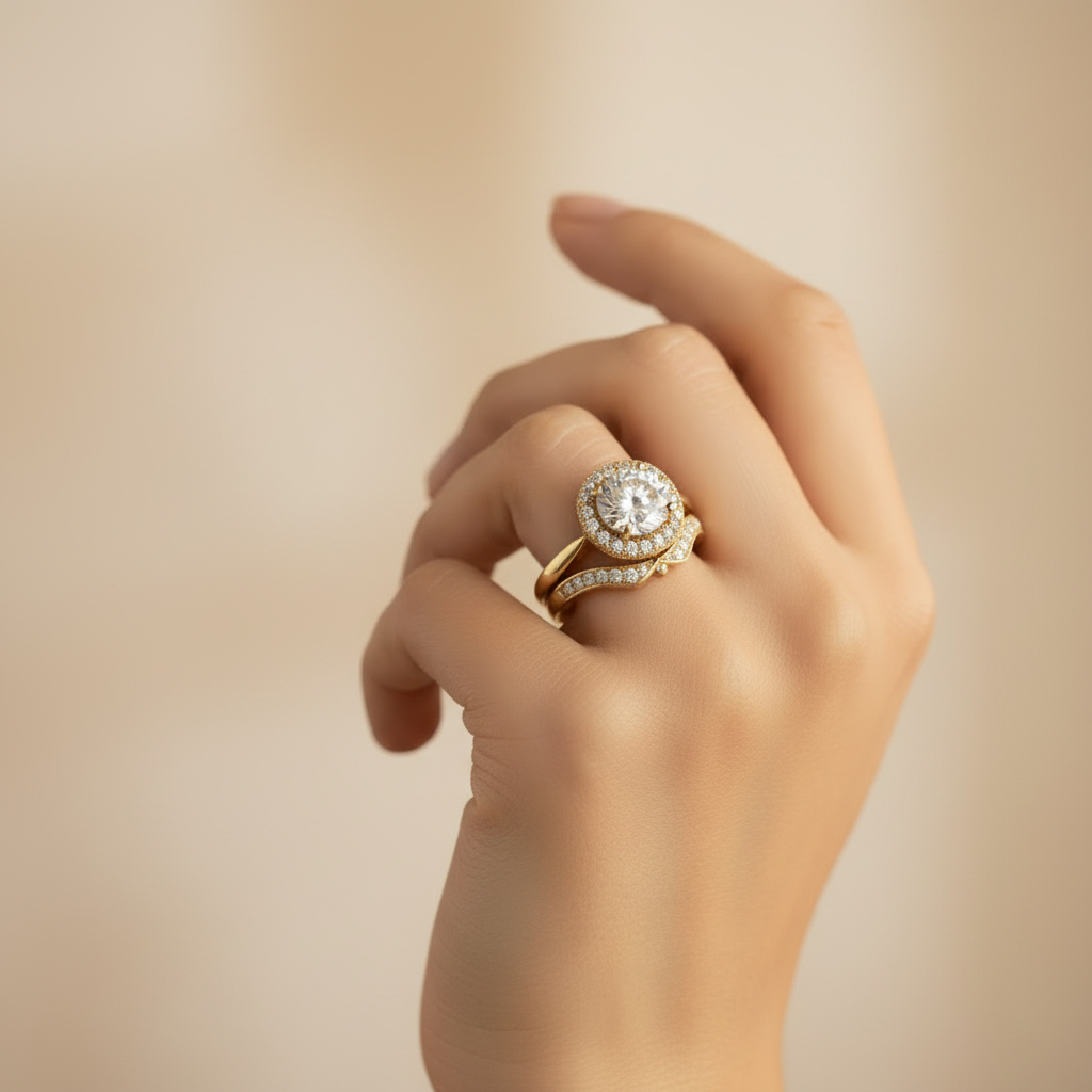 Vintage Gold & Zirconia Ring Pack