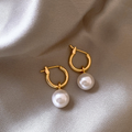 Gold Bead Earrings
