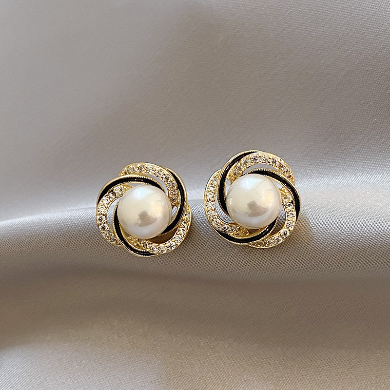 Gold-Plated Sphere Earrings