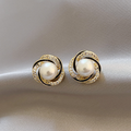 Gold-Plated Sphere Earrings