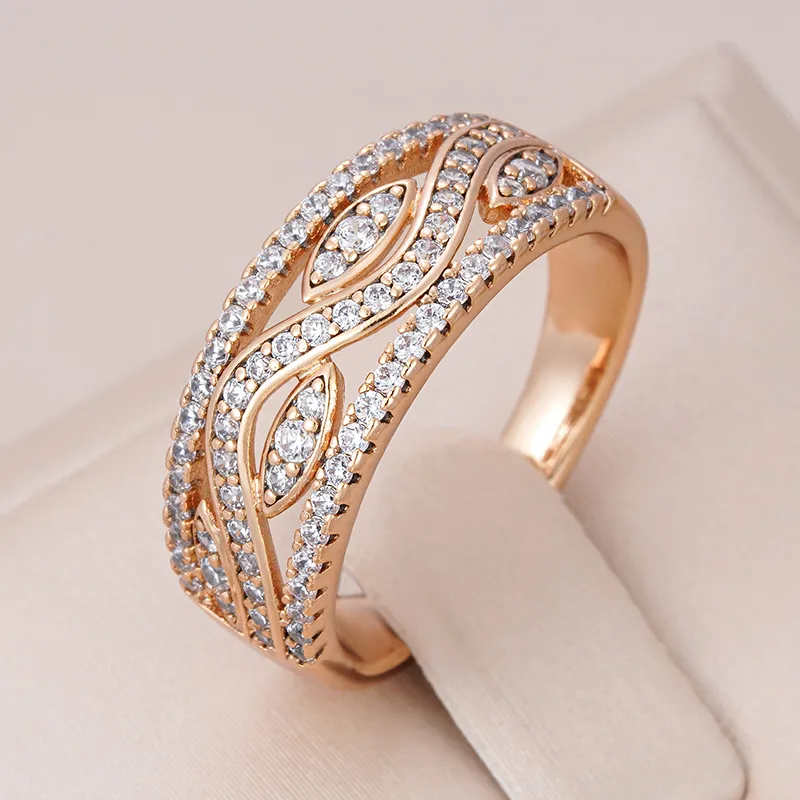 Cubic Zirconia Eternity Ring in Gold