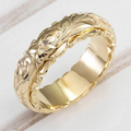Vintage Flower Ring in Gold