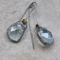 Vintage Moon Glass Earrings