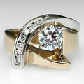 Vintage Gold & Silver Chrono RIng
