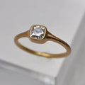 Vintage Glass Square Ring