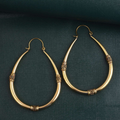 Vintage Gold Hoop Earrings
