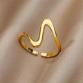 Irregular Gold Ring