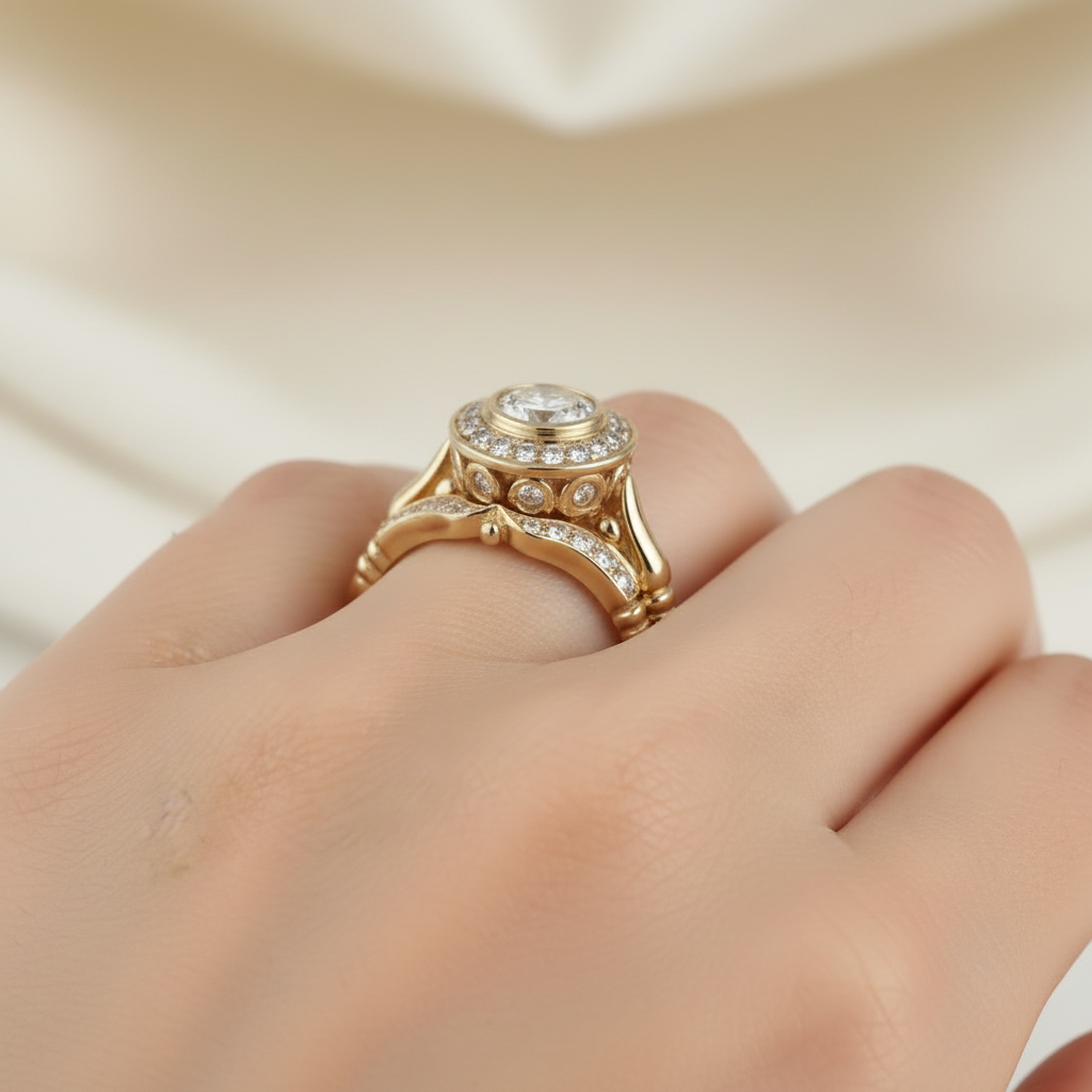 Vintage Gold & Zirconia Ring Pack