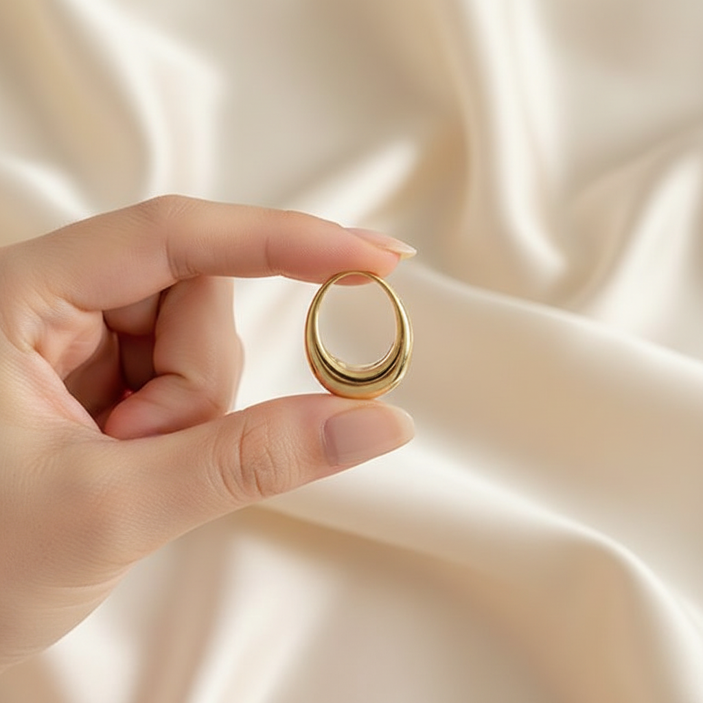 Gold and Silver Earrings