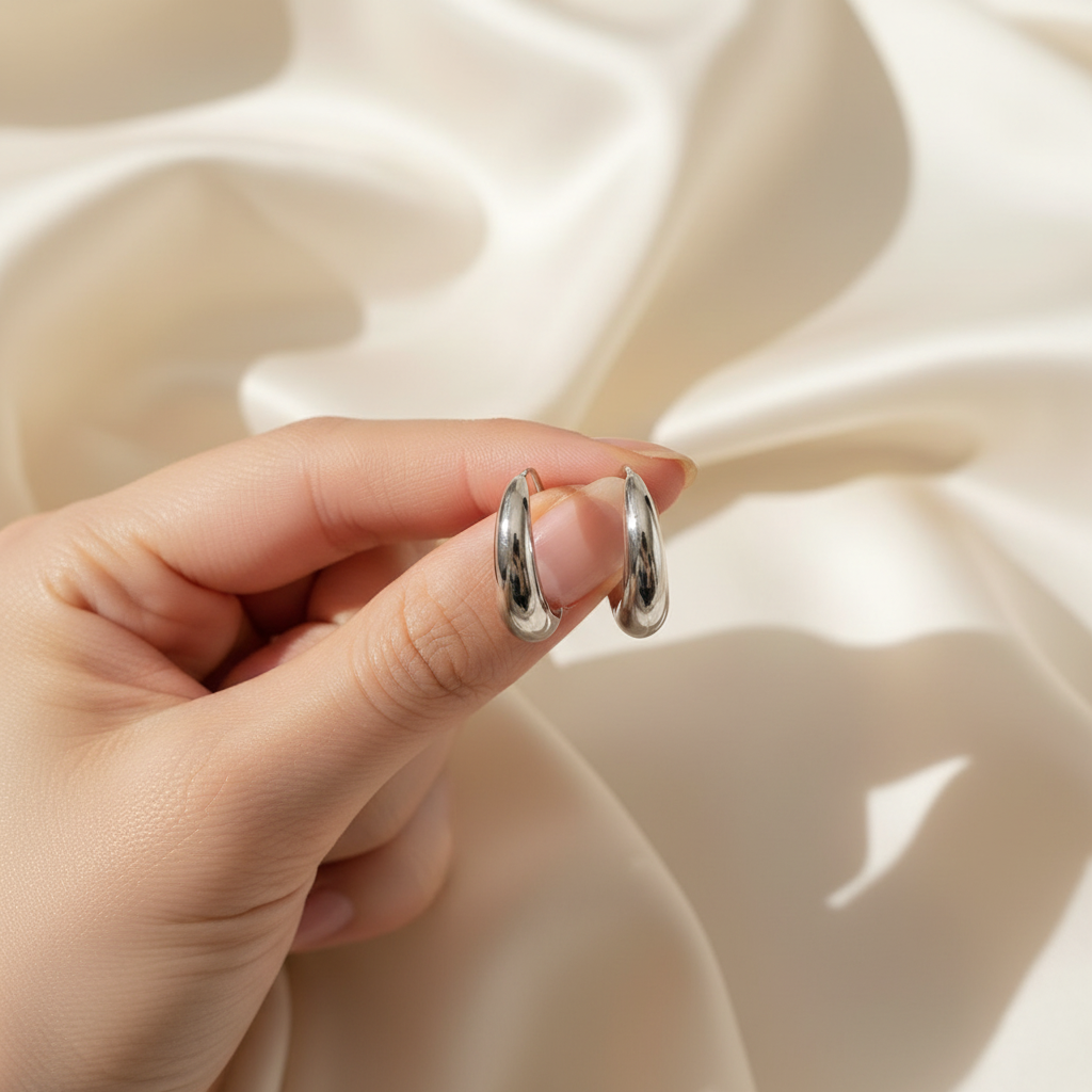 Gold and Silver Earrings