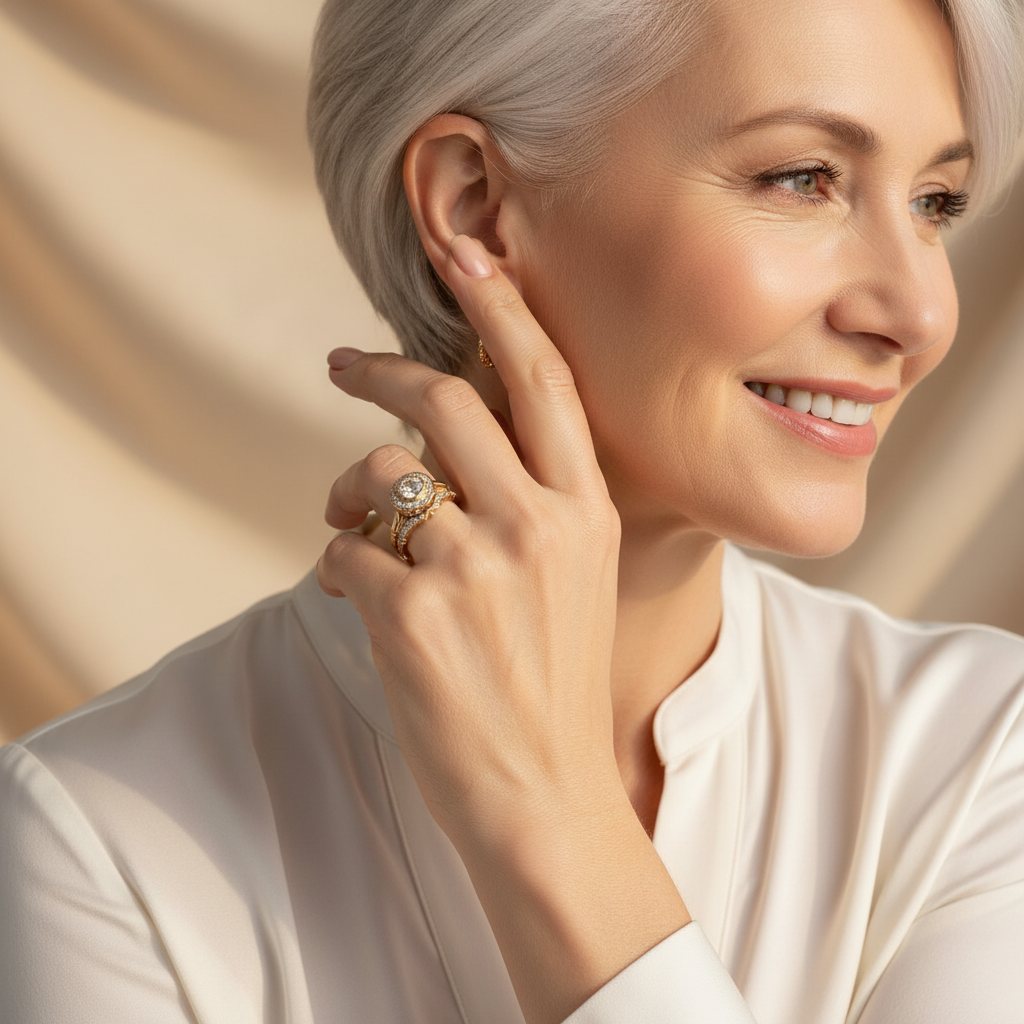 Vintage Gold & Zirconia Ring Pack