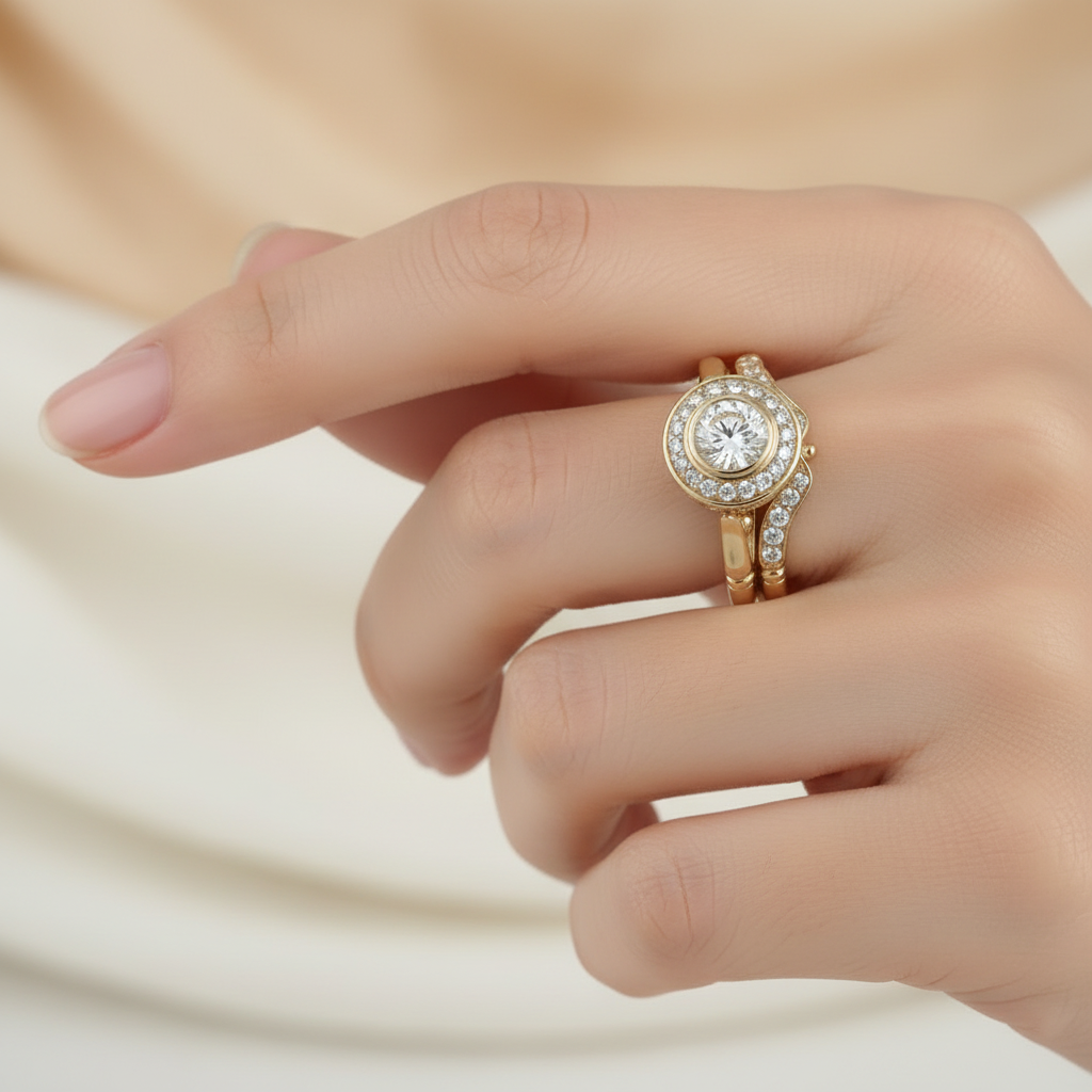 Vintage Gold & Zirconia Ring Pack
