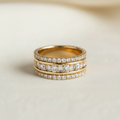Vintage Zirconia Ring Set