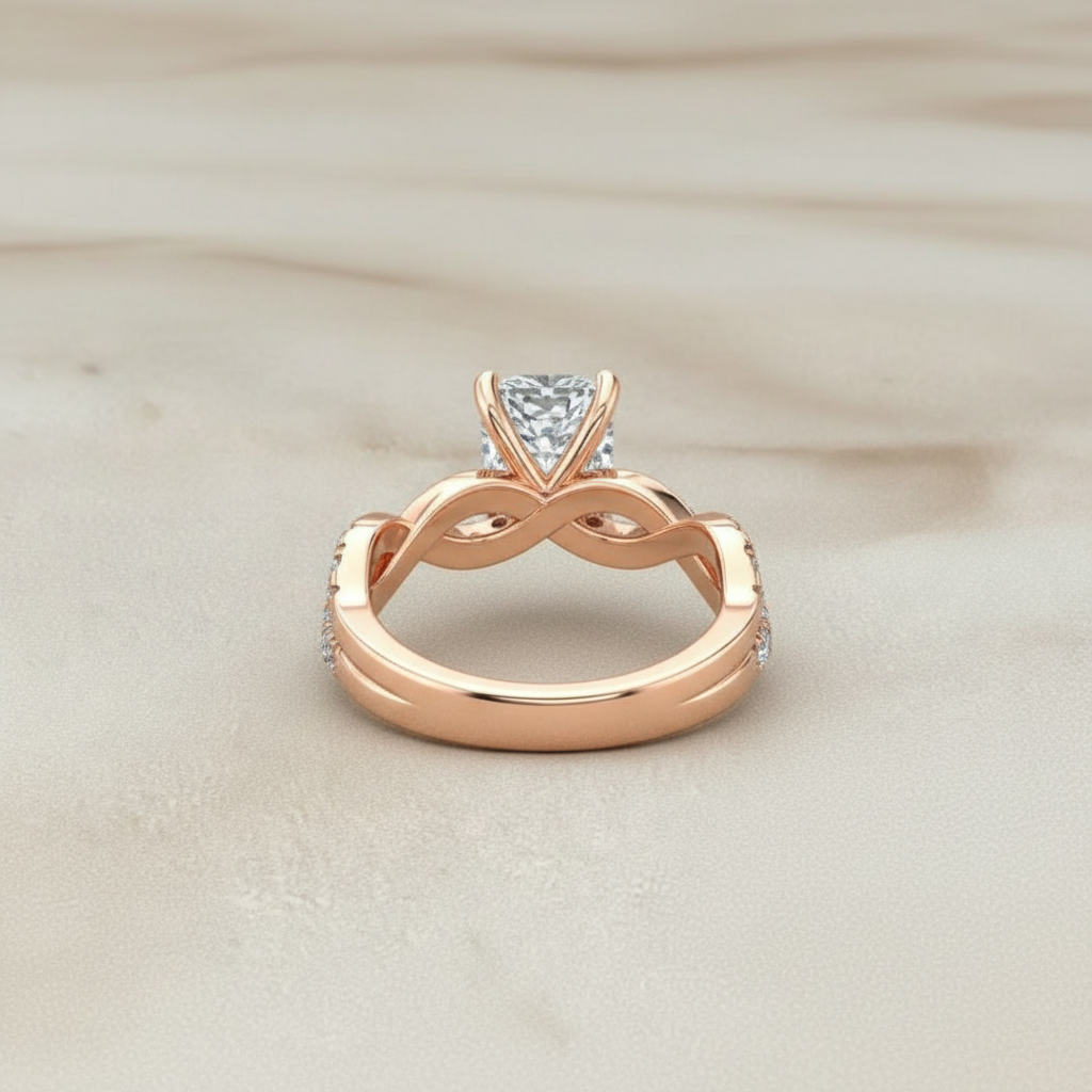 Delysia Two-Tone Zirconia Ring