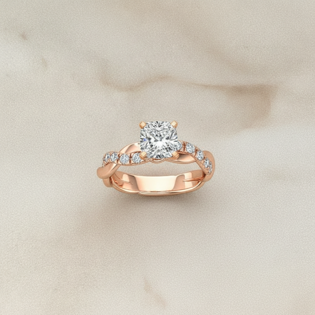 Delysia Two-Tone Zirconia Ring